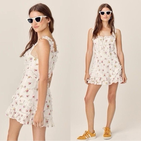 For Love And Lemons Wildflower Mini Dress - Picture 6 of 9